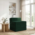 Vidaxl vouwbare bankbed donkergroen 70 x 60 x 63 cm fluweel
