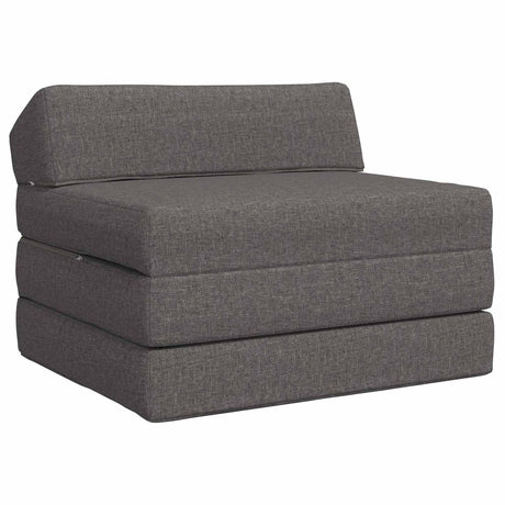 Vidaxl vouwbare bankbed lichtgrijs 70 x 60 x 49 cm stof