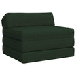 Vidaxl vouwbare bankbed donkergroen 200 x 70 x 10 cm stof