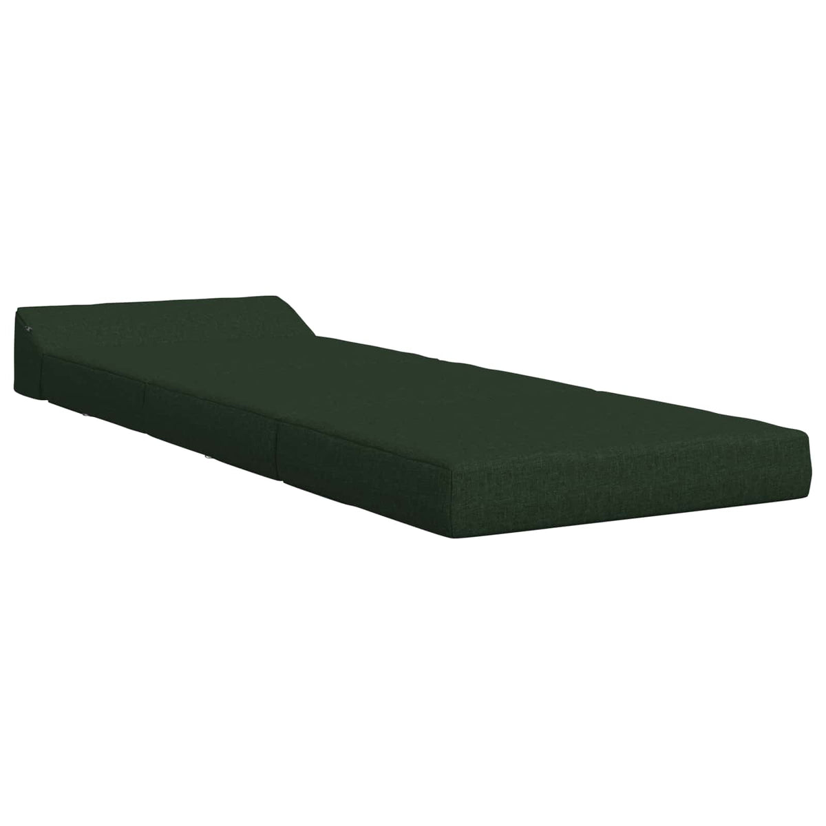 Vidaxl vouwbare bankbed donkergroen 200 x 70 x 10 cm stof