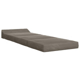 Vidaxl vouwbare bankbed lichtgrijs 70 x 60 x 49 cm fluweel