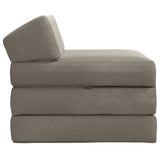 Vidaxl vouwbare bankbed lichtgrijs 70 x 60 x 49 cm fluweel