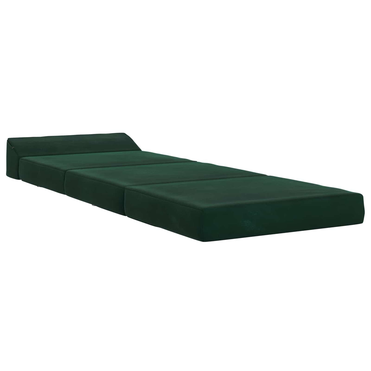 Vidaxl vouwbare bankbed donkergroen 70 x 60 x 49 cm fluweel