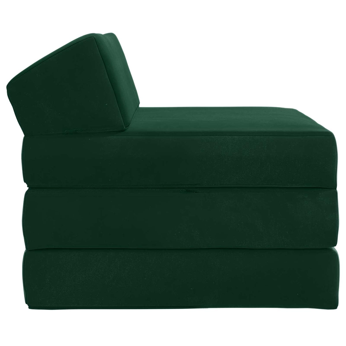 Vidaxl vouwbare bankbed donkergroen 70 x 60 x 49 cm fluweel