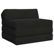 Vidaxl vouwbare bankbed zwart 70 x 60 x 49 cm fluweel