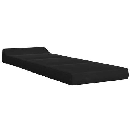 Vidaxl vouwbare bankbed zwart 70 x 60 x 49 cm fluweel