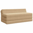 Vidaxl vouwbare bankbed 2-zits groen grijs 120 x 60 x 49 cm stof