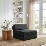 Vidaxl vouwbare bankbed zwart 60 x 70 x 41 cm stof