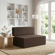 Vidaxl vouwbare bankbed taupe 70 x 72 x 60 cm stof