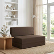 Vidaxl vouwbare bankbed taupe 70 x 80 x 60 cm stof