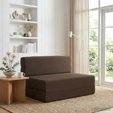 Vidaxl vouwbare bankbed taupe 70 x 80 x 60 cm stof