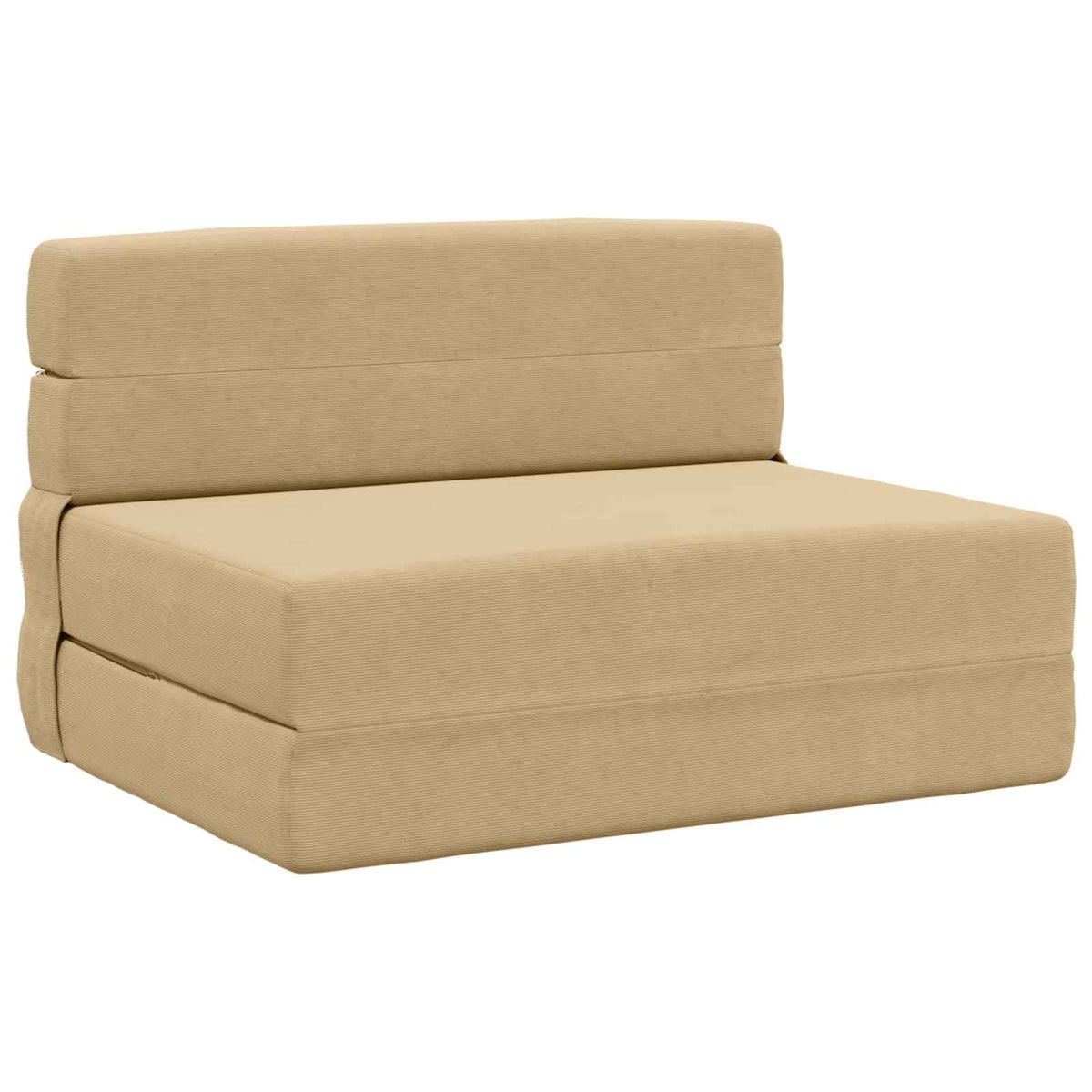 Vidaxl vouwbare bankbed groen grijs 70 x 80 x 60 cm stof