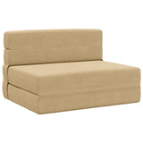 Vidaxl vouwbare bankbed groen grijs 70 x 80 x 60 cm stof