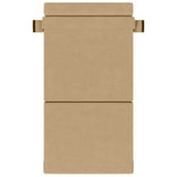 Vidaxl vouwbare bankbed groen grijs 70 x 80 x 60 cm stof