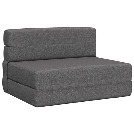 Vidaxl vouwbare bankbed lichtgrijs 100 x 80 x 60 cm stof