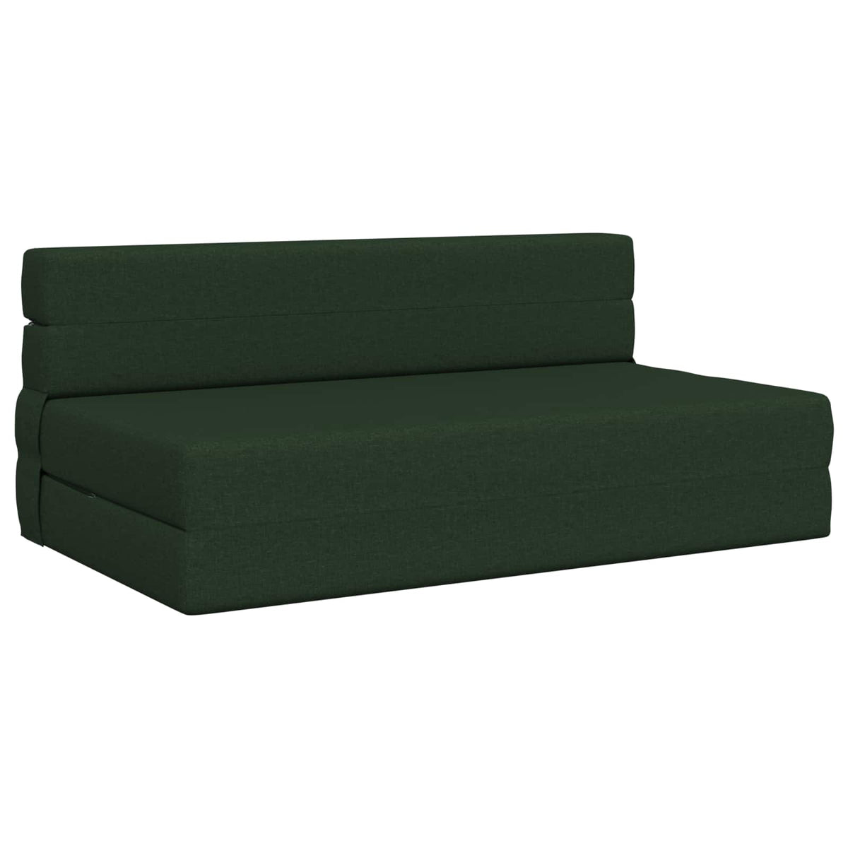 Vidaxl vouwbare bankbed donkergroen 152 x 86,5 x 60 cm stof