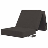 Vidaxl vouwbare bankbed 75 x 63 x 45 cm donkergrijs