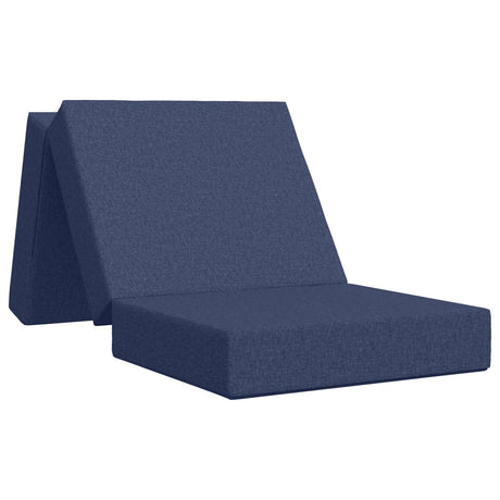 Vidaxl vouwbare bankbed 75 x 63 x 45 cm blauw
