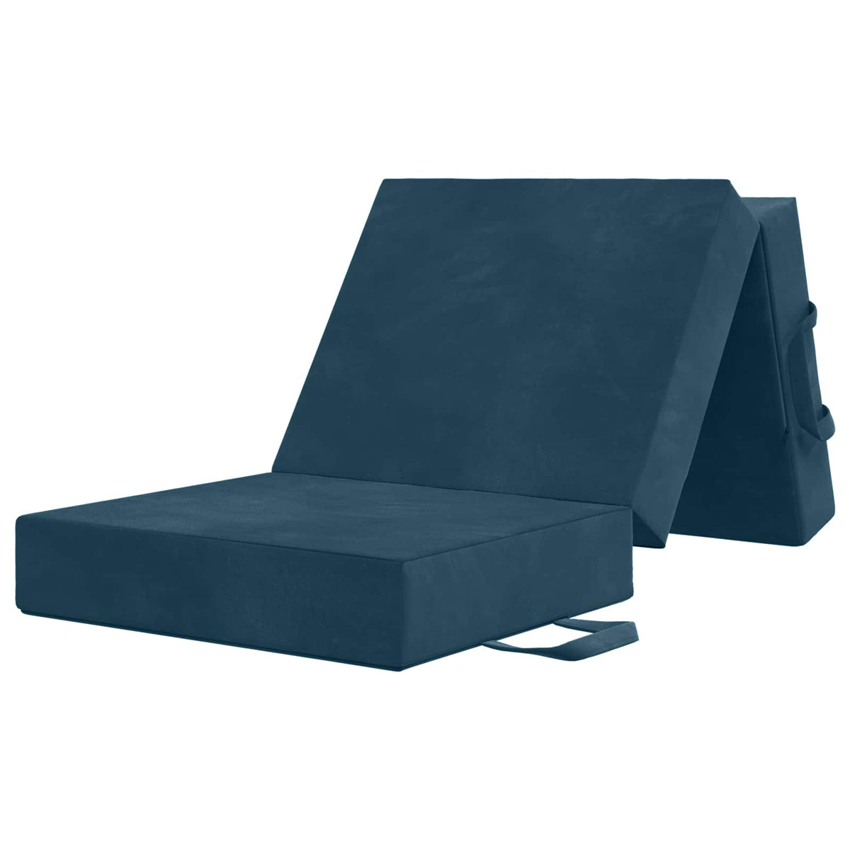 Vidaxl vouwbare bankbed 75 x 63 x 45 cm blauw