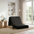 Vidaxl vouwbare bankbed 75 x 63 x 45 cm zwart