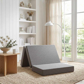 Vidaxl vouwbare bankbed 80 x 67 x 45 cm lichtgrijs