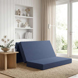 Vidaxl vouwbare bankbed 140 x 67 x 45 cm blauw