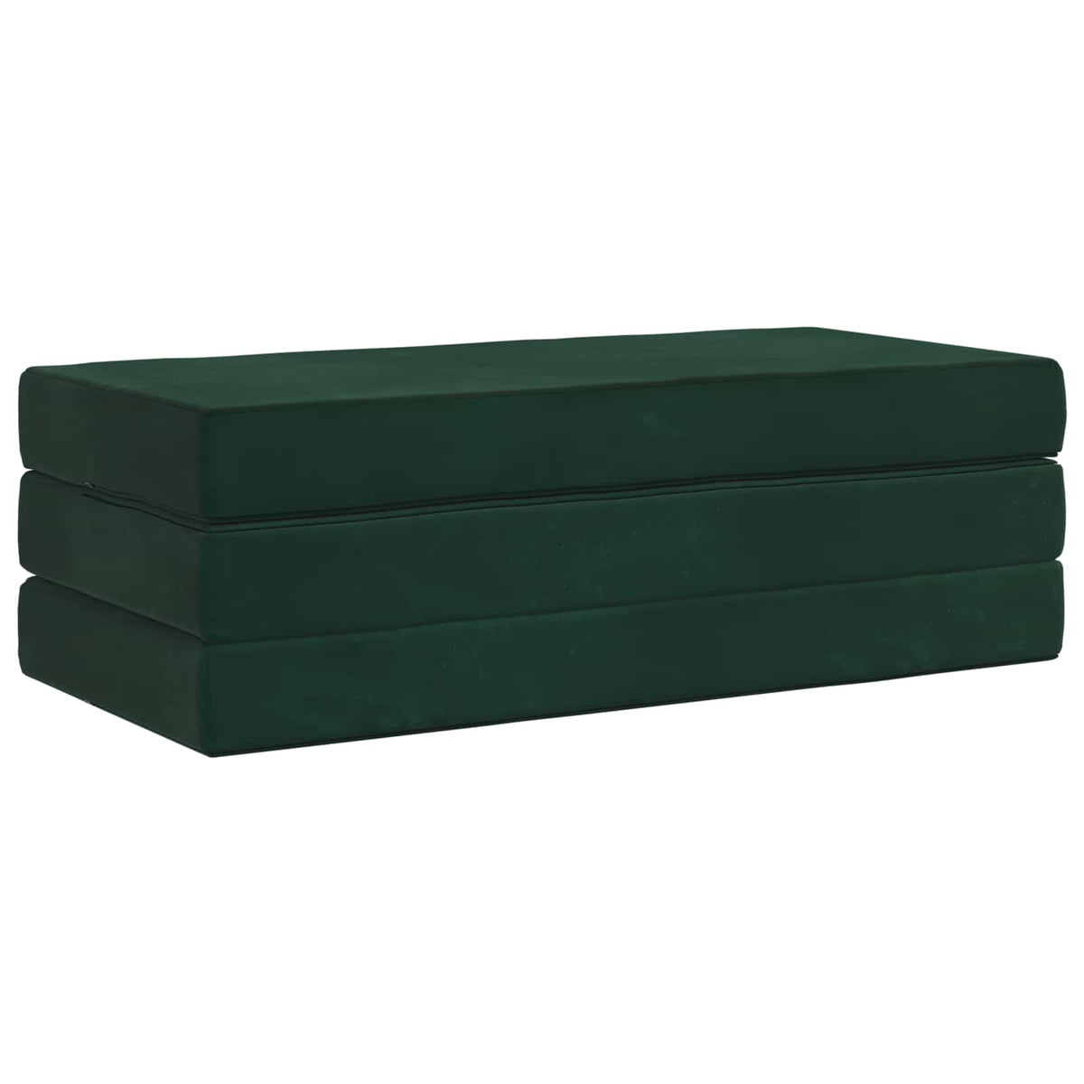 Vidaxl vouwbare bankbed 120 x 67 x 45 cm donkergroen