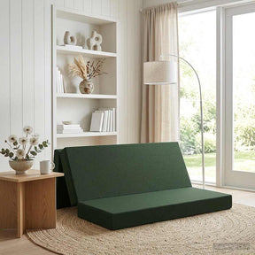Vidaxl vouwbare bankbed 180 x 67 x 45 cm donkergroen