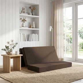 Vidaxl vouwbare bankbed 180 x 67 x 45 cm taupe