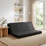 Vidaxl vouwbare bankbed 180 x 67 x 45 cm zwart