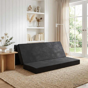Vidaxl vouwbare bankbed 180 x 67 x 45 cm zwart