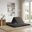 Vidaxl vouwbare bankbed 70 x 67 x 48 cm donkergrijs