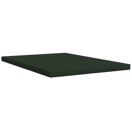 Vidaxl vouwbare bankbed 140 x 67 x 15 cm donkergroen