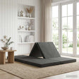 Vidaxl vouwbare bankbed 70 x 67 x 48 cm donkergrijs