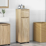 Vidaxl badkamer kast sonoma eiken 30,5 x 30 x 101 cm bewerkt hout