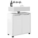 Vidaxl badkamer wastafelkast hoogglans wit 60 x 30 x 60 cm