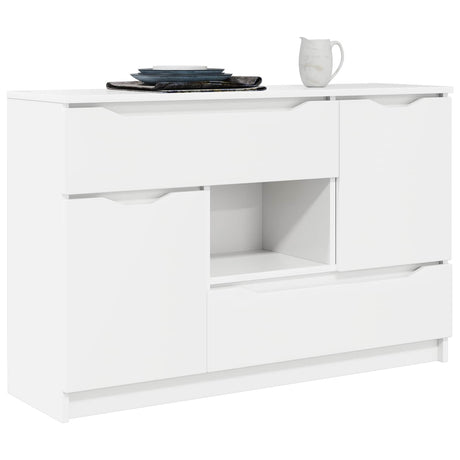 Vidaxl dressoir wit 100 x 30 x 65,6 bewerkt hout