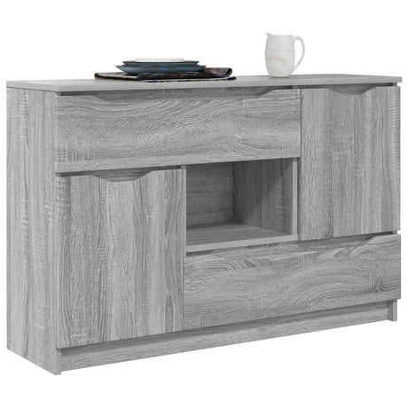 Vidaxl dressoir grijs sonoma 100 x 30 x 65,6 bewerkt hout