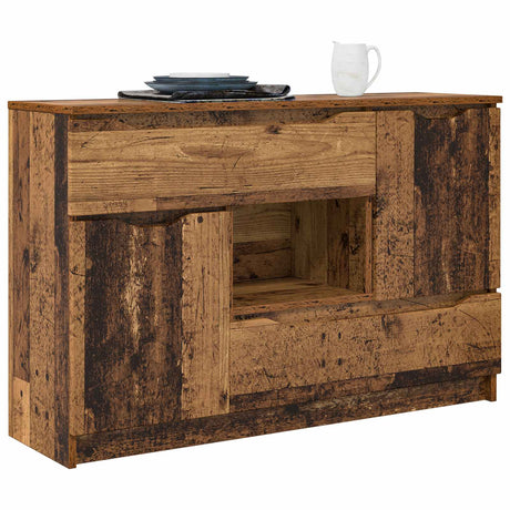 Vidaxl dressoir oud hout 100 x 30 x 65,6 bewerkt hout