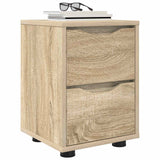Vidaxl nachtkastje sonoma eiken 30,5 x 30 x 43 cm bewerkt hout
