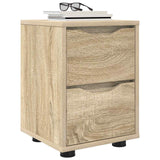 Vidaxl nachtkastjes 2 st sonoma eiken 30,5 x 30 x 43 cm bewerkt hout