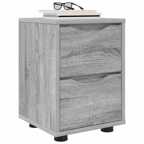 Vidaxl nachtkastjes 2 st grijs sonoma 30,5 x 30 x 43 cm bewerkt hout