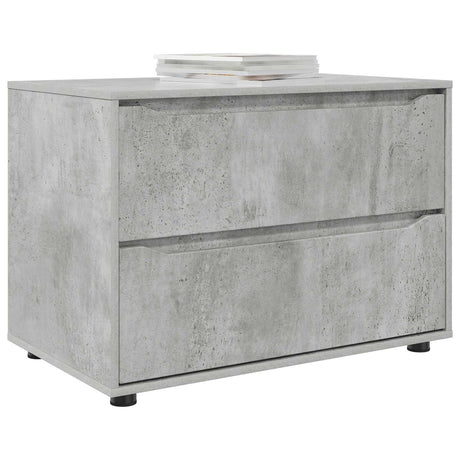 Vidaxl opbergkast 80 x 48 x 57 cm bewerkt hout beton grijs