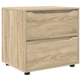 Vidaxl opbergkast 60 x 48 x 57 cm bewerkt hout sonoma eiken
