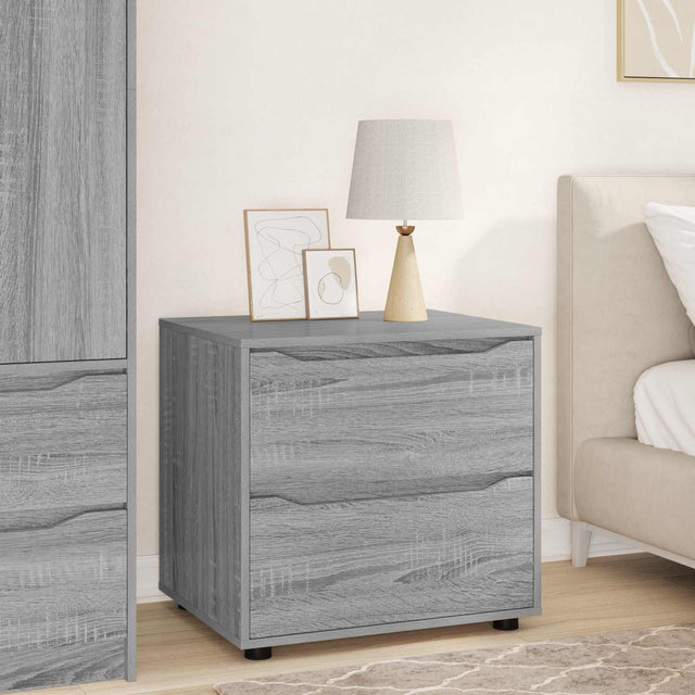 Vidaxl opbergkast 60 x 48 x 57 cm bewerkt hout grijs sonoma