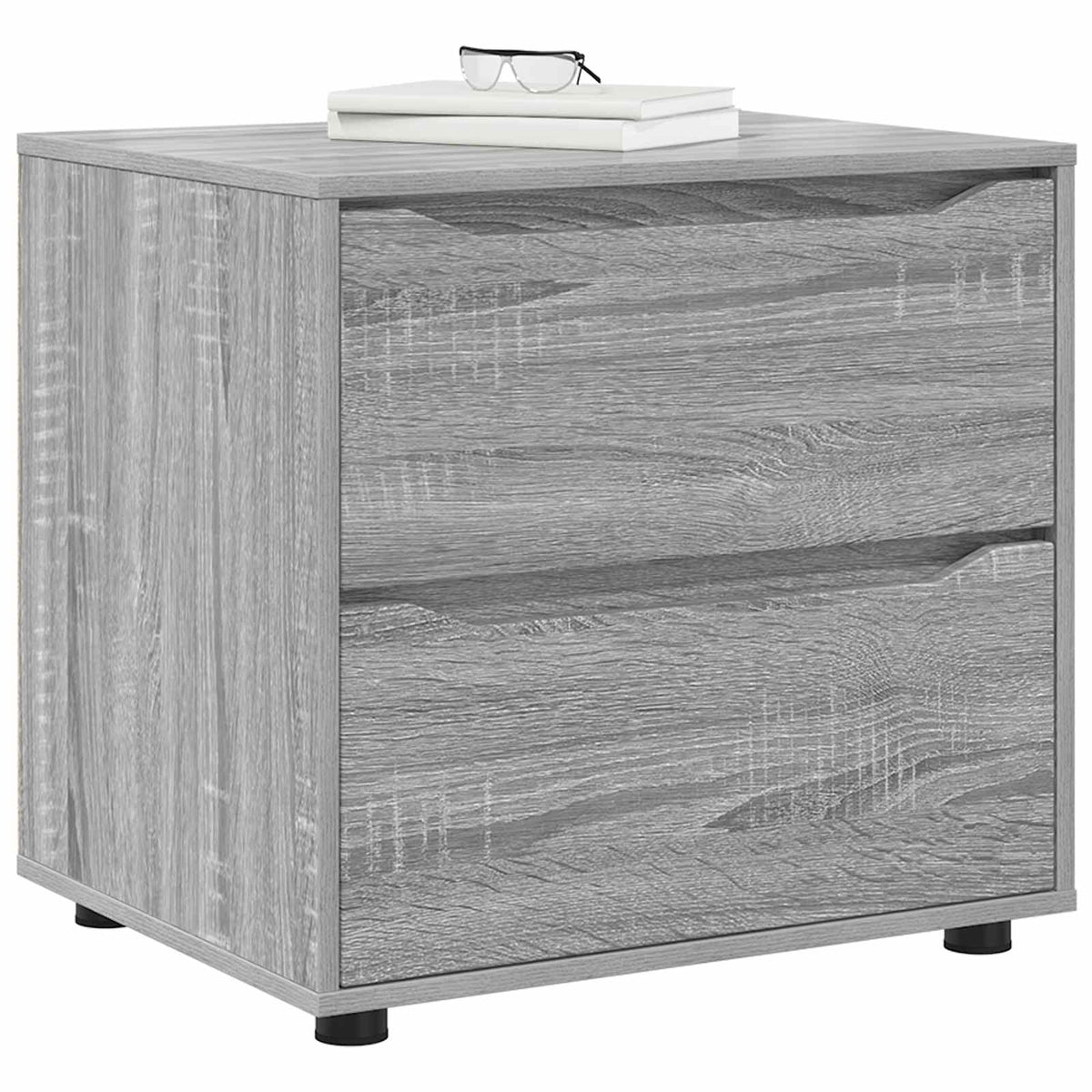 Vidaxl opbergkast 60 x 48 x 57 cm bewerkt hout grijs sonoma