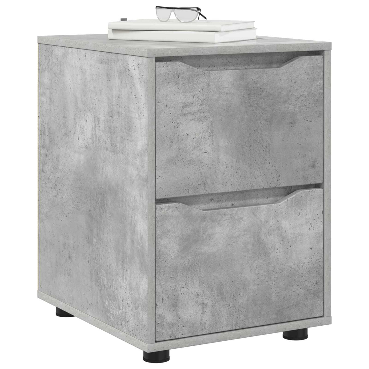 Vidaxl opbergkast 40 x 48 x 57 cm bewerkt hout beton grijs