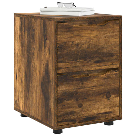 Vidaxl opbergkast 40 x 48 x 57 cm bewerkt hout gerookt eiken