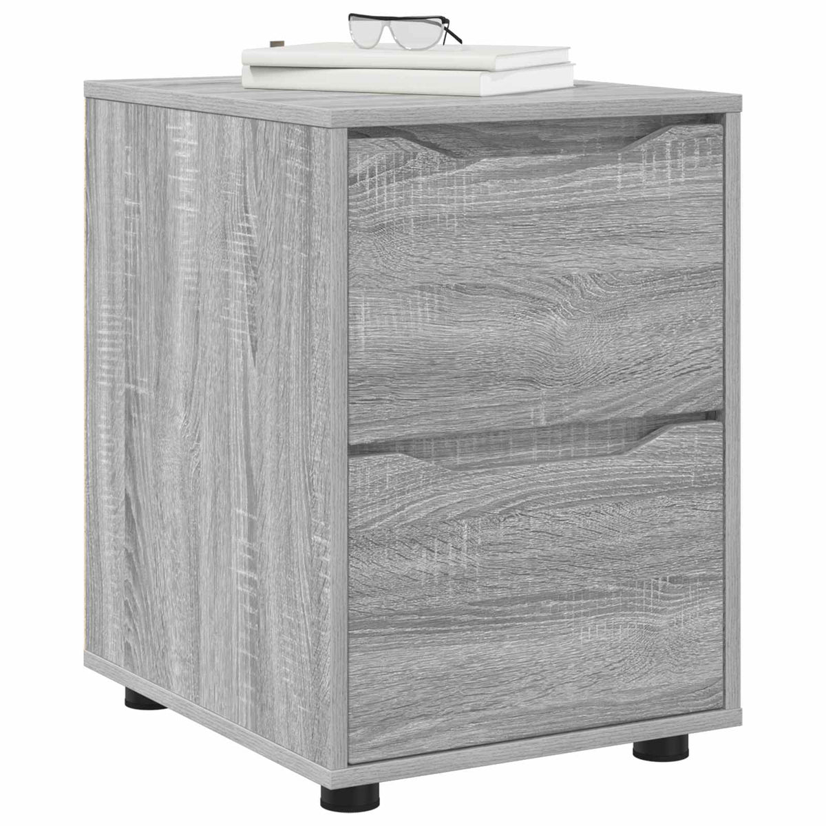 Vidaxl opbergkast 40 x 48 x 57 cm bewerkt hout grijs sonoma