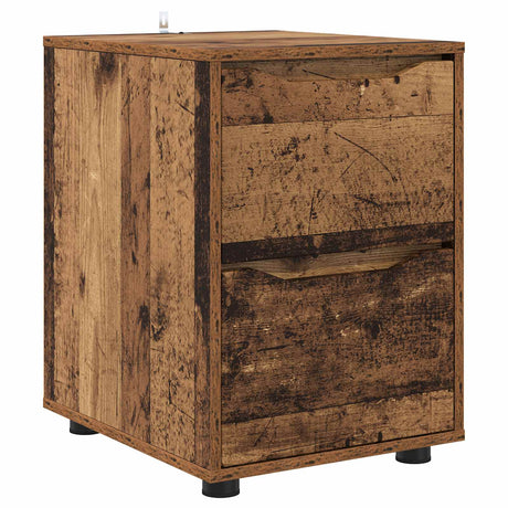 Vidaxl opbergkast 40 x 48 x 57 cm bewerkt hout oud hout